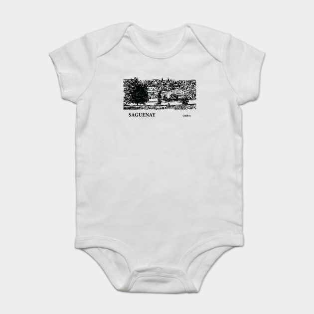Saguenay Quebec Baby Bodysuit by Lakeric